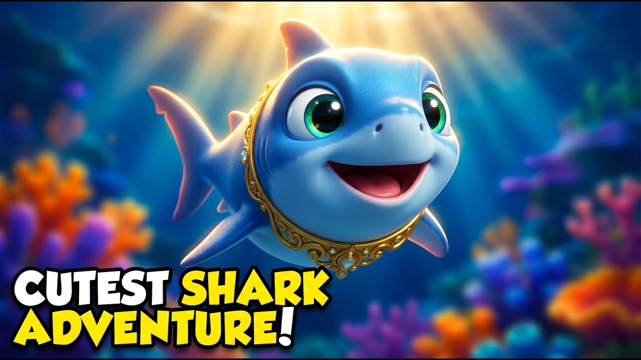 Little Baby Shark 🦈 | Sing & Swim with the Shark Family | Baby Shark Style Song
