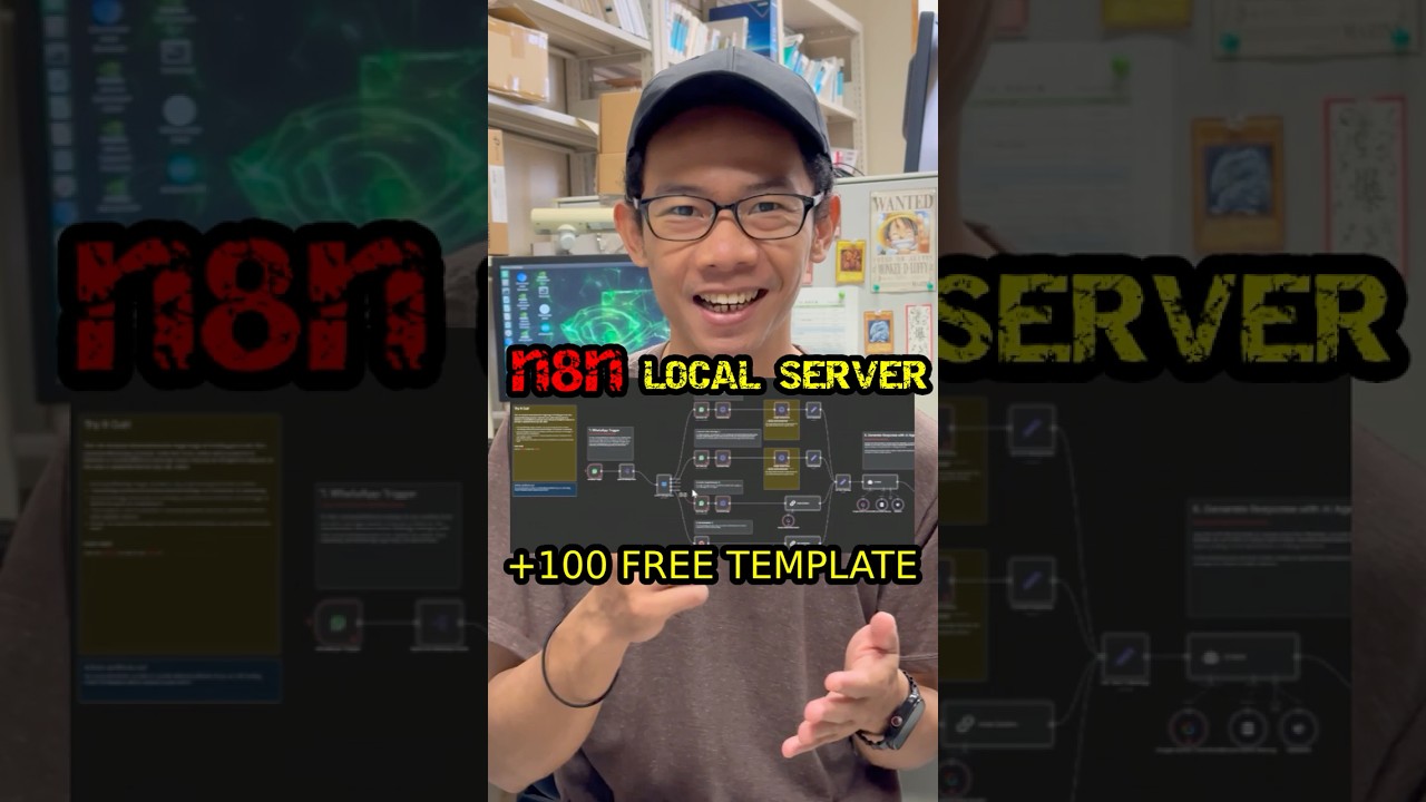 n8n GRATIS + 100 FREE TEMPLATE (Local server)