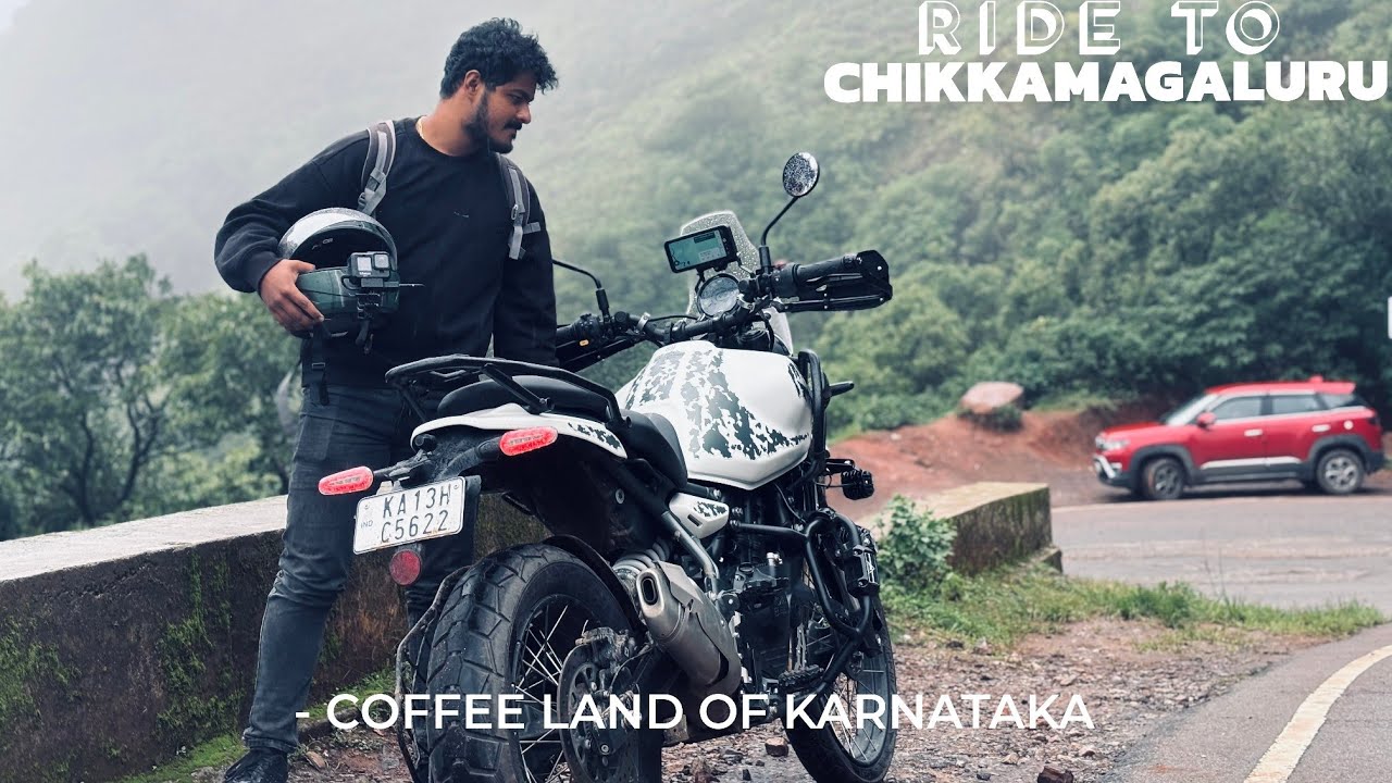 UNEXPECTED RIDE TO CHIKKAMAGALURU | MANSOON RIDE | HIMALAYAN 450