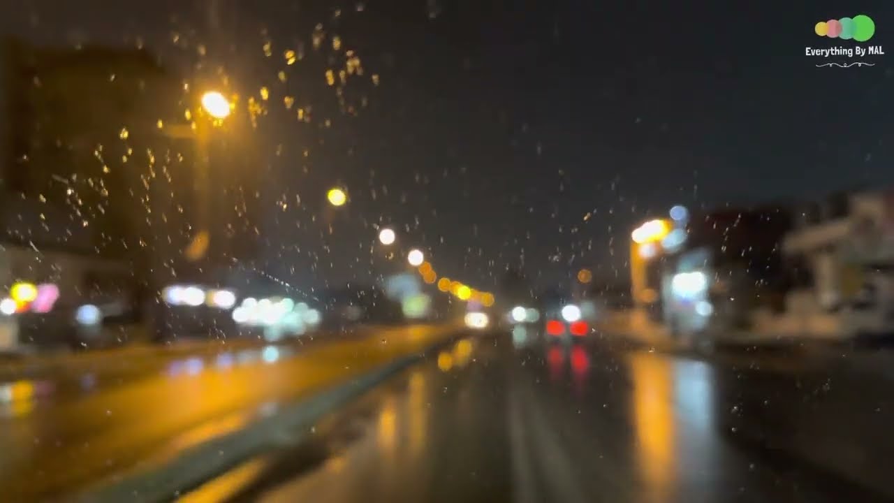 بغداد فجرا تحت المطر Baghdad at dawn under rain