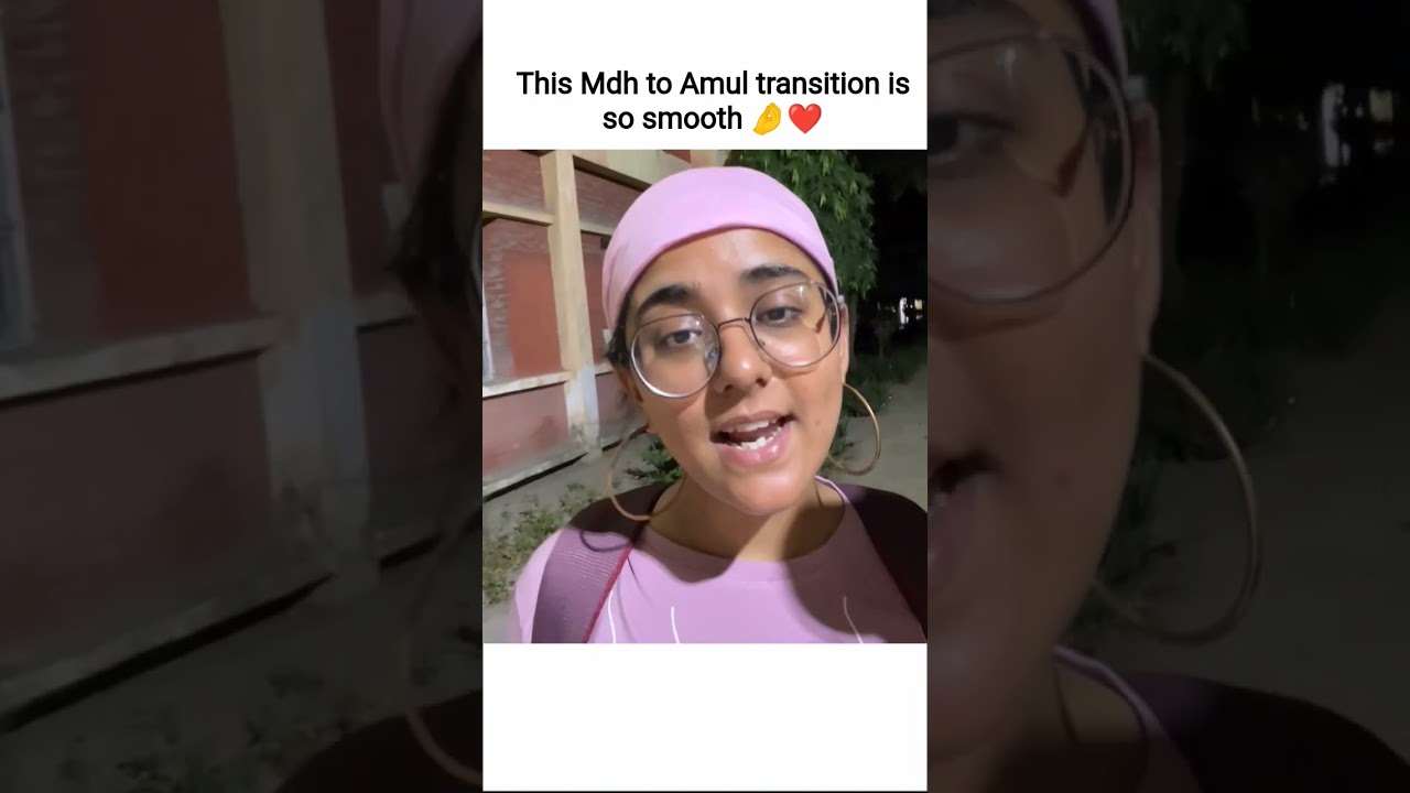 MDH to Amul&hellip; That Transition 🤯🔥
