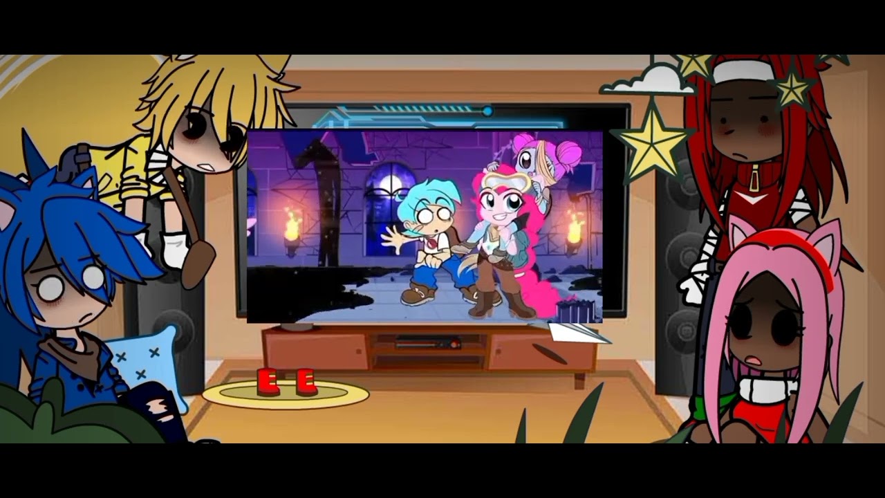 sonic and friends react to dusk till dawn My Little pony video from @CosmoicStar