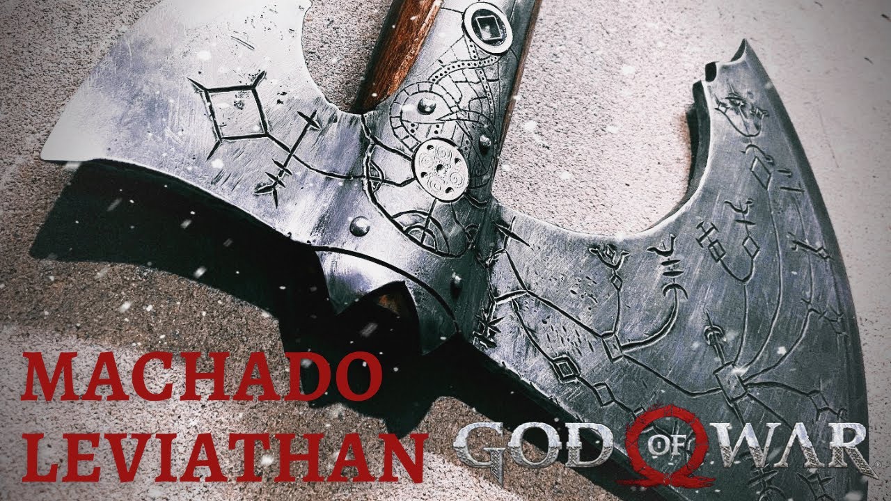 Construí o Machado Leviathan de verdade!! God Of War 🔥