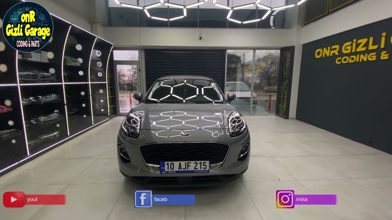 SIFIR KM FORD PUMA GERİ GÖRÜŞ KAMERASI VE VİDEO OYNATMA