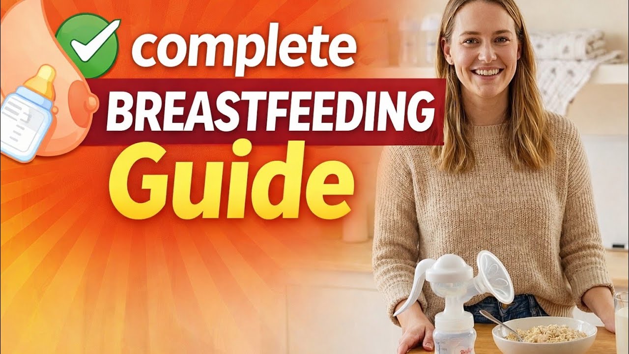 Complete Breastfeeding Guide | Foods for Milk Supply, Healthy Baby Tips & Breast Pump Tutorial
