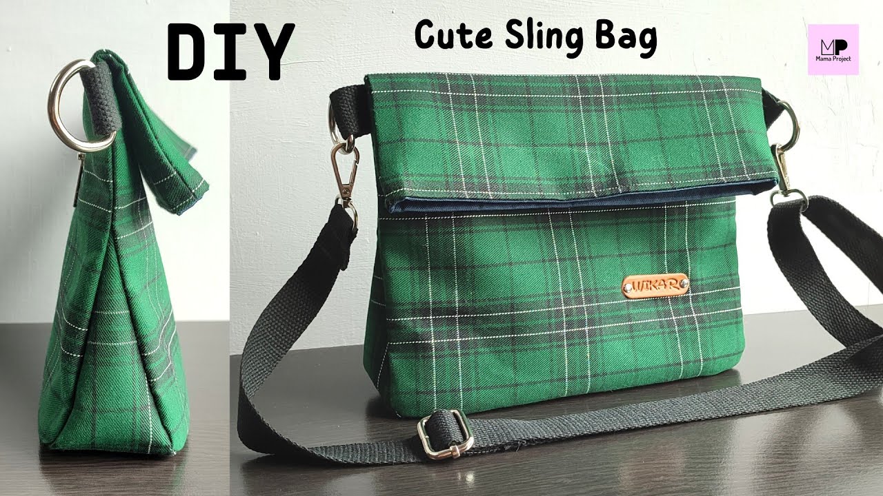Cute Sling Bag Tutorial | DIY cute sling bag | Sling Bag Tutorial