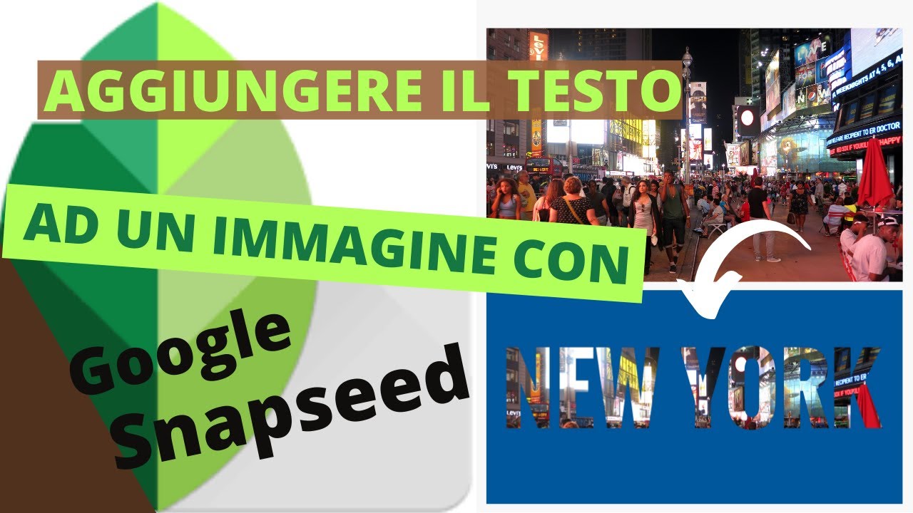 Aggiungere il testo ad un immagine con Google Snapseed