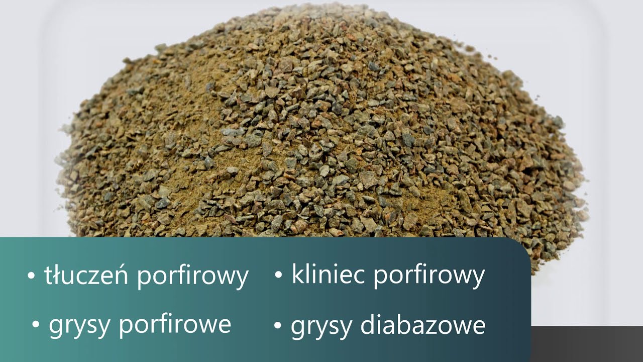 Kruszywa materiały budowlane kruszywa drogowe Krzeszowice Kopalnie Porfiru i Diabazu Sp. z o.o.
