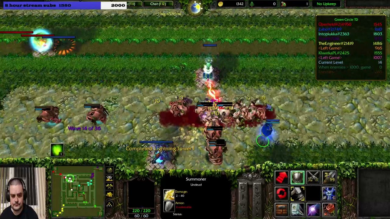 Warcraft 3 Green circle td v11 - Max siege is insane
