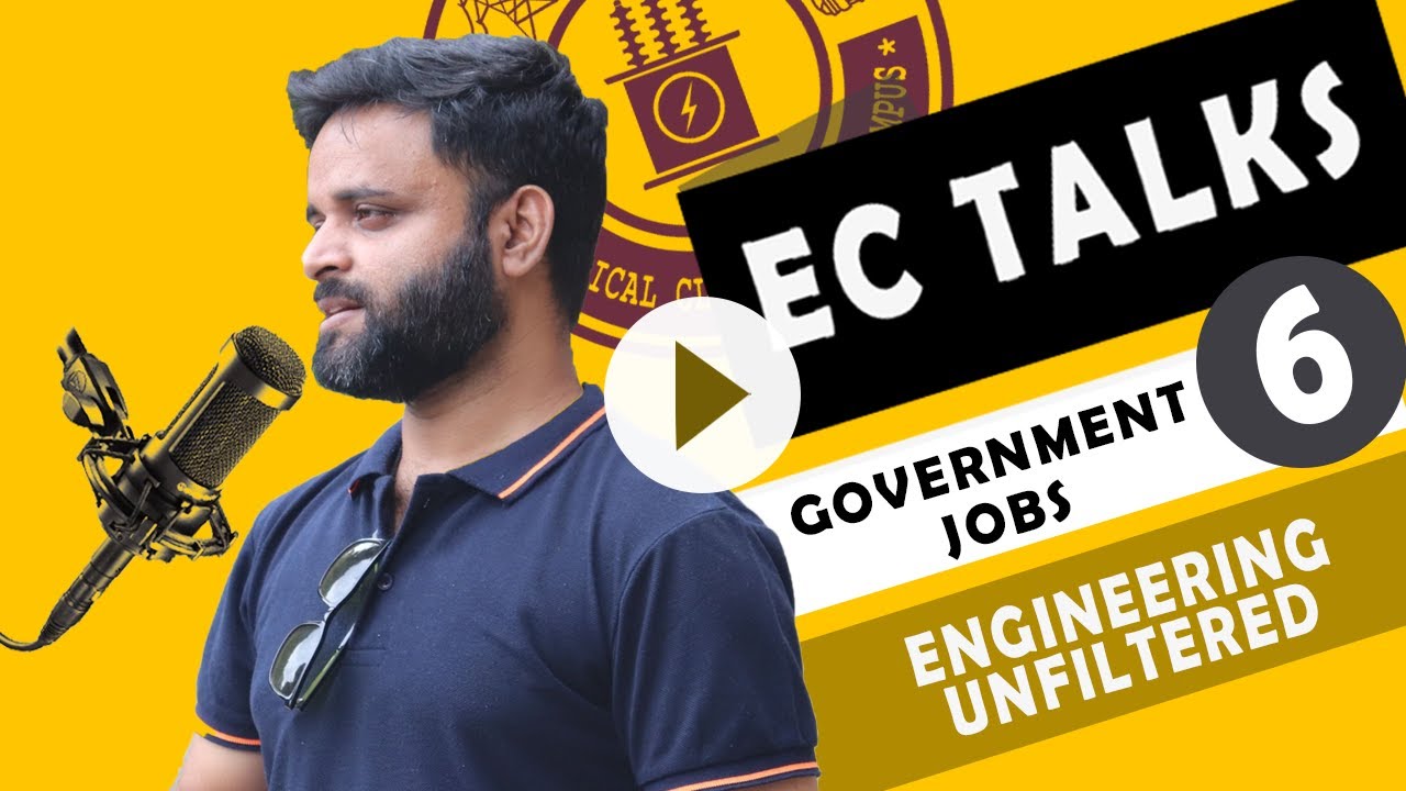 GOVERNMENT JOBS | MASTER FROM IIT | EC TALKS | EPISODE 06 | SWATANTRA KUMAR KARNA