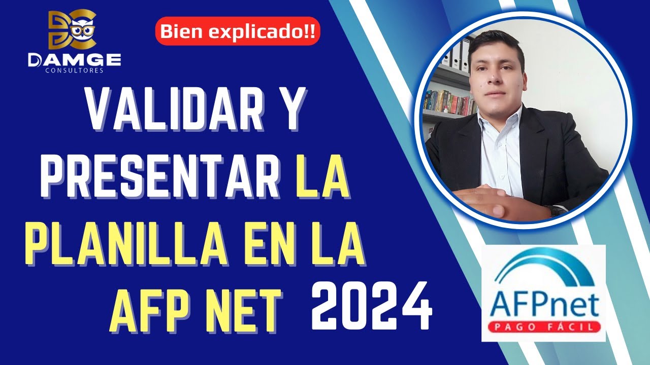 Como declarar la Planilla AFPnet 2024 | Registrar y generar Tiket de pago AFPnet | bien explicado