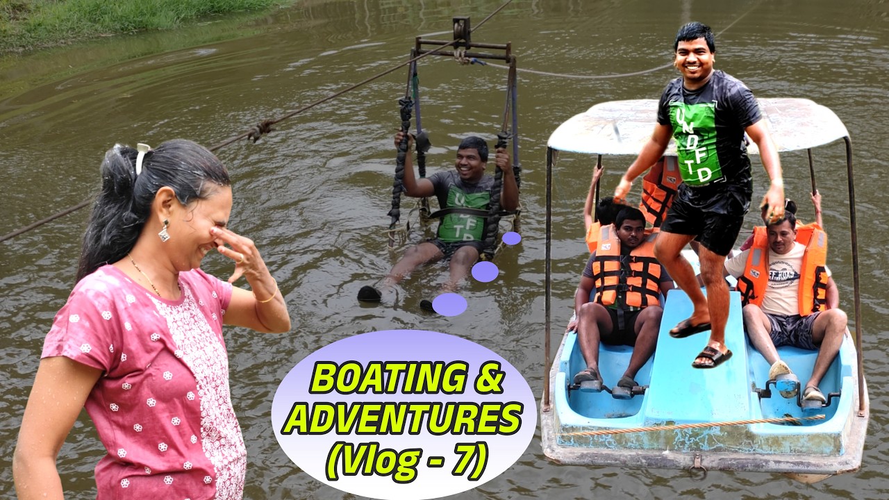 Boating &Adventures | Hulikallu resort | Belur & Halebidu (Vlog - 7)#boating #adventure #watersports