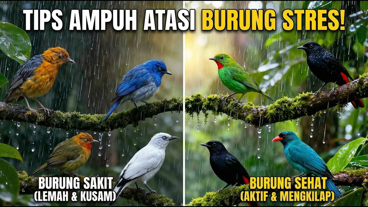 "Suara Air Mengalir & Kicau Alam: Terapi Burung Macet Paling Ampuh"