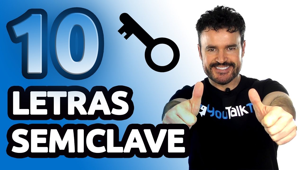 LETRAS SEMI CLAVE en inglés / Cambia tu PRONUNCIACIÓN en INGLÉS RADICALMENTE