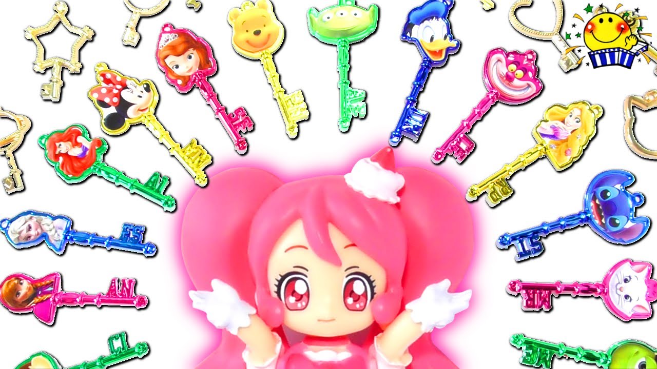 プリキュアアラモードがスイーツの家の鍵探しチャレンジ❤︎変身してキャンディロッドでお菓子の家のグッズ作りに挑戦！❤︎