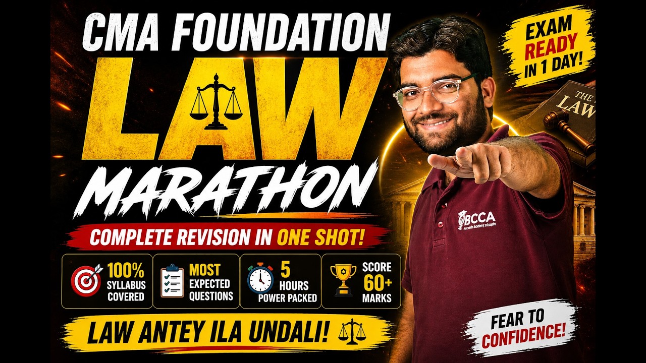 CMA FOUNDATION LAW MARATHON JUNE 26