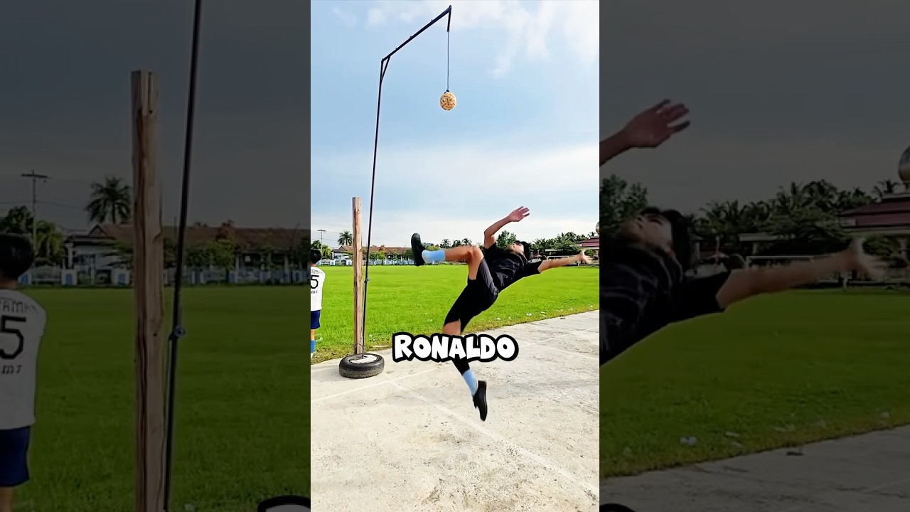 Прыгай так же высоко, как Криштиану Роналду!!! #шорты #роналду