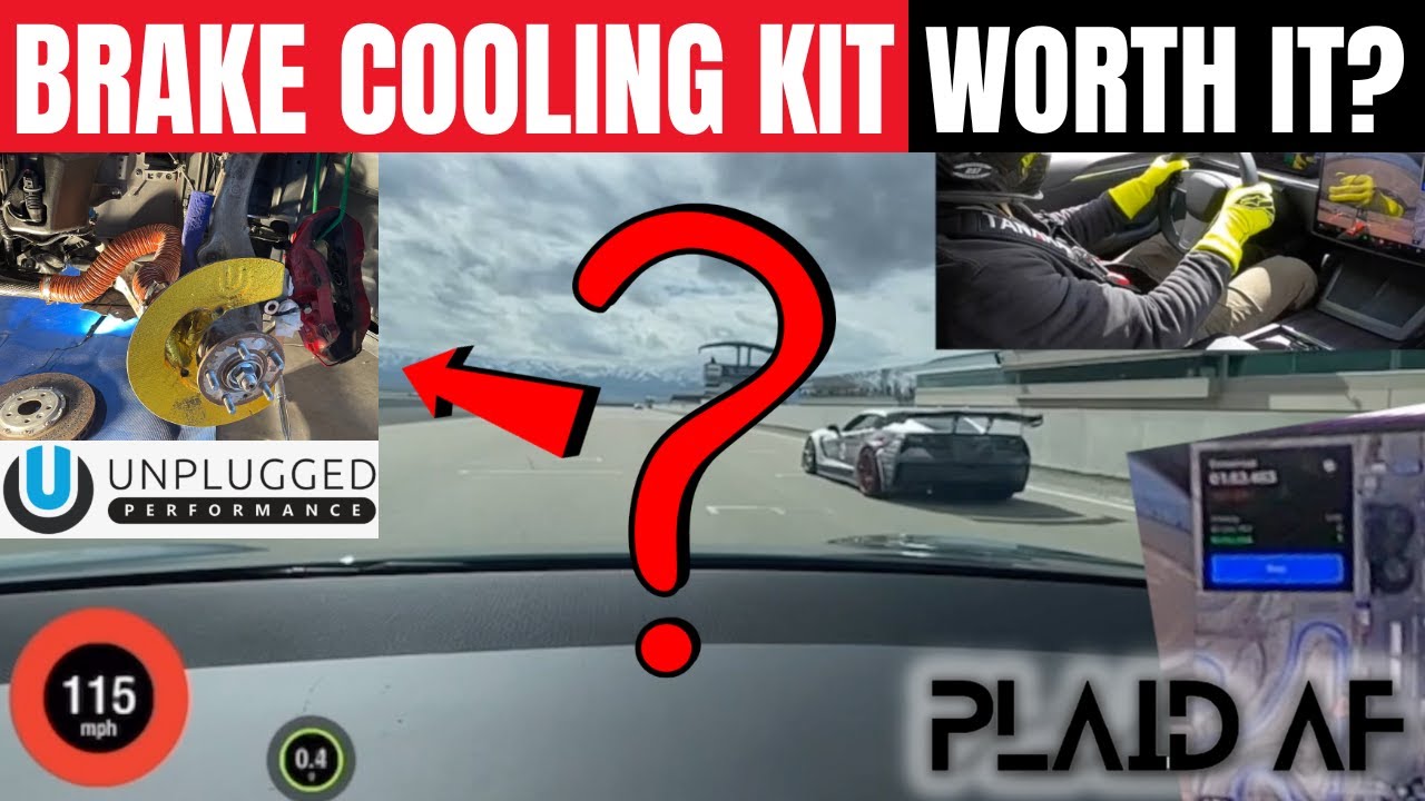 Track Tested Brake Cooling Upgrade | Tesla Plaid