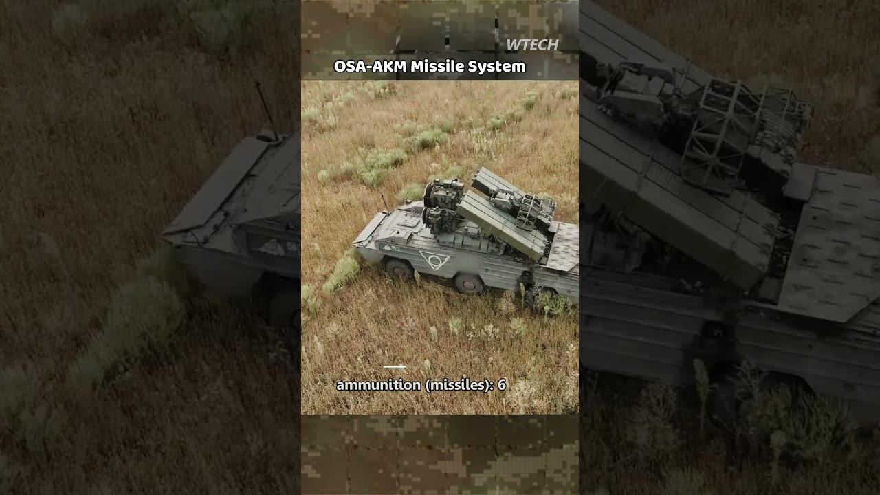 OSA-AKM surface-to-air missile system in ukraine war #shorts