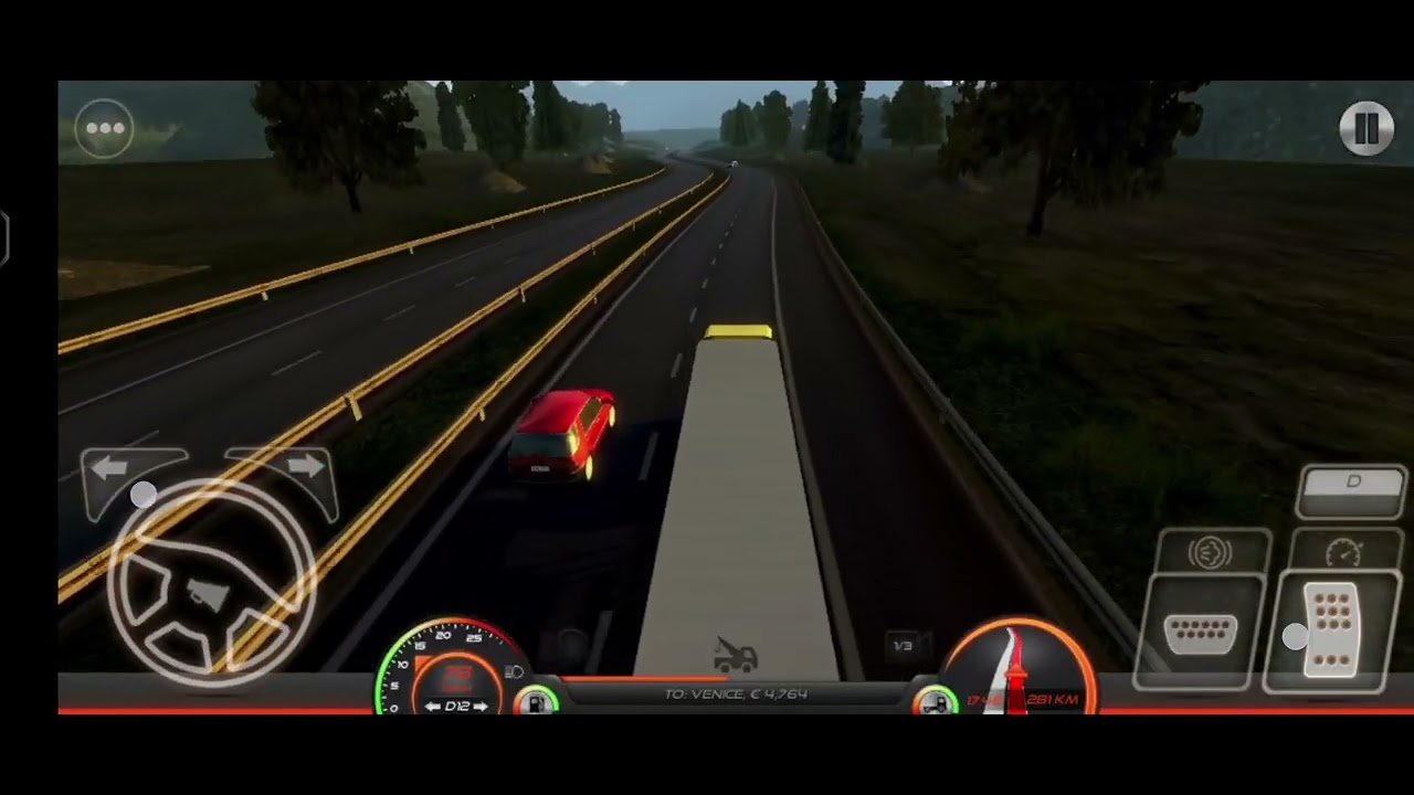 Truck driving game