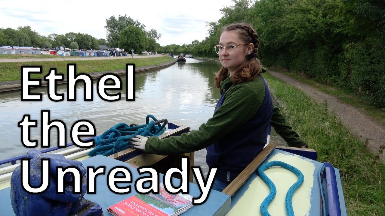 274. Narrowboat cruising on the Grand Union Canal