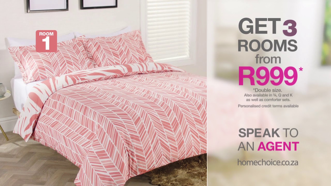 HomeChoice Sales Agents SIENNA Bedding advert