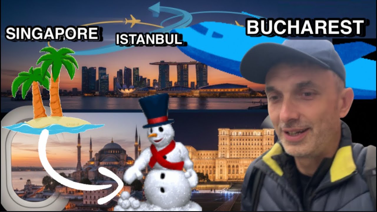 СИНГАПУР ✈️ СТАМБУЛ ✈️ БУХАРЕСТ | От лета к зиме за 24 часа.