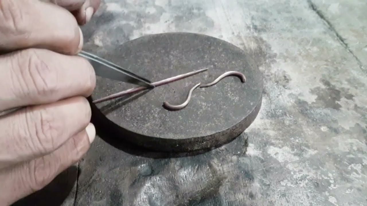 Copper Trishul Making at Home | How to Make Trishul at Home ! Trident Making Process DIY 
