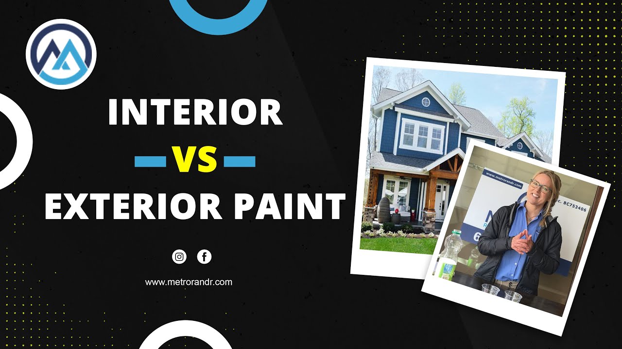 🖌️ Interior vs Exterior Paint (You CAN Use Either One!) 🖌️