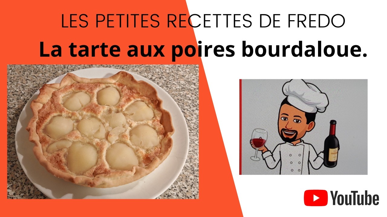 La tarte aux poires bourdaloue
