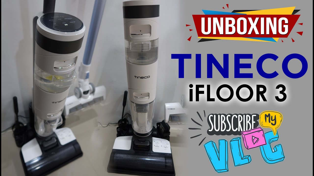 TINECO IFLOOR 3 (UNBOXING, ASSEMBLY, TRYING OUT FOR THE FIRST TIME!)