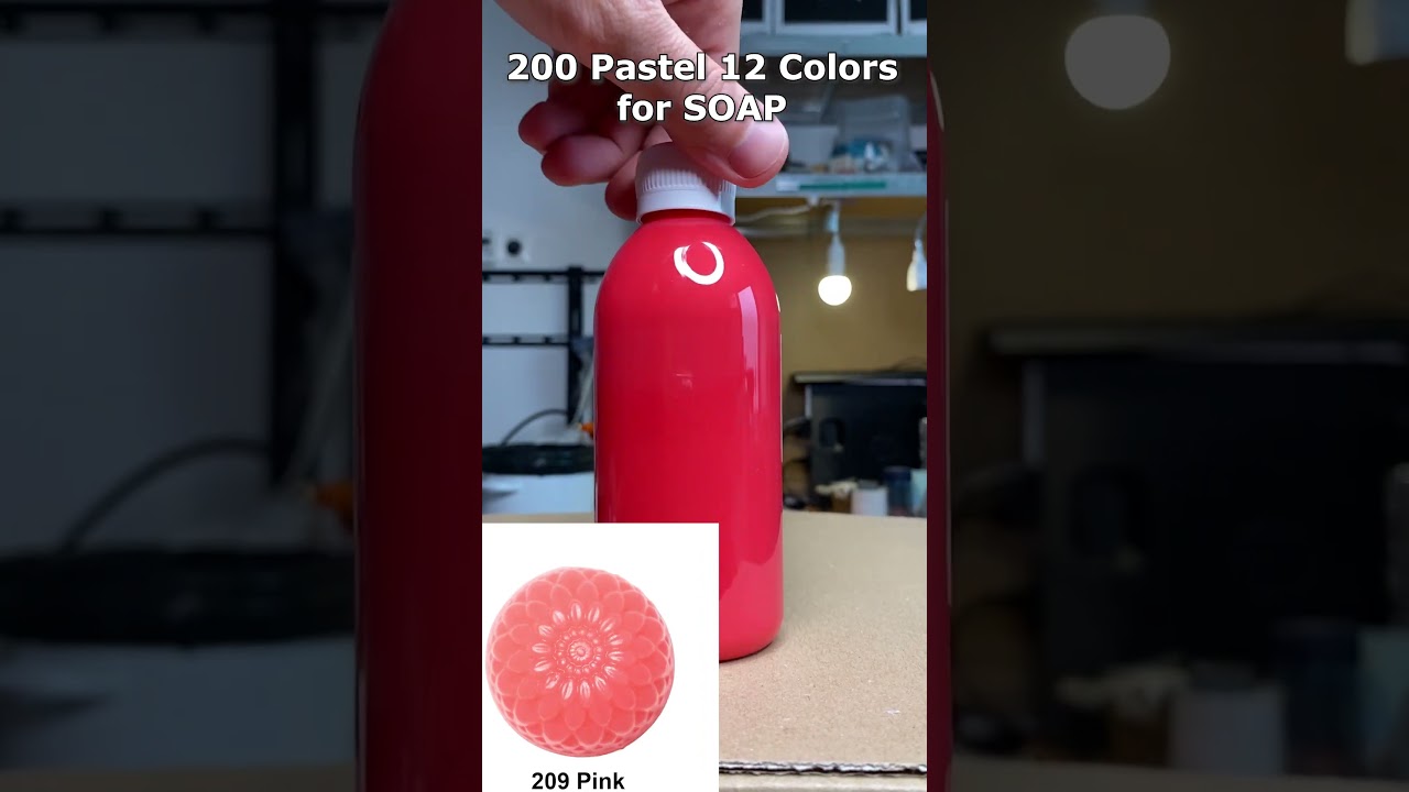 200 Pastel Pigments &ndash; Water-Based Soap Color | No Bleeding, For Melt & Pour soap