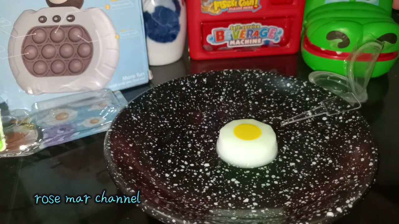 ASMR UNBOXING FRIED EGG JELLY with popping candy 😋😁#satisfying #fyp  @rosemarchannel4276