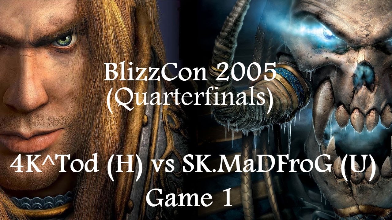 Warcraft 3 - BlizzCon 2005 (Quarterfinals) 4K^Tod (H) vs SK.MaDFroG (U) Game 1