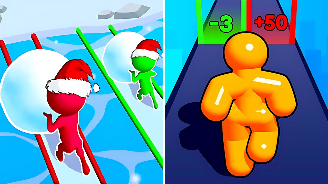 Tall Man Run 🆚 Snow Race 99999 Levels Walkthrough 🌺Gameplay Update3026