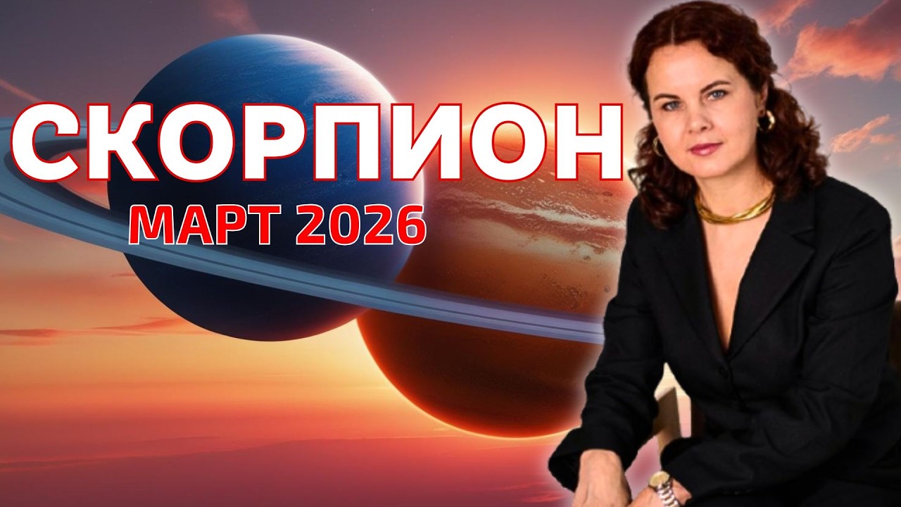 СКОРПИОН - ГОРОСКОП НА МАРТ 2026г. от МАРИНЫ ЯРОШУК