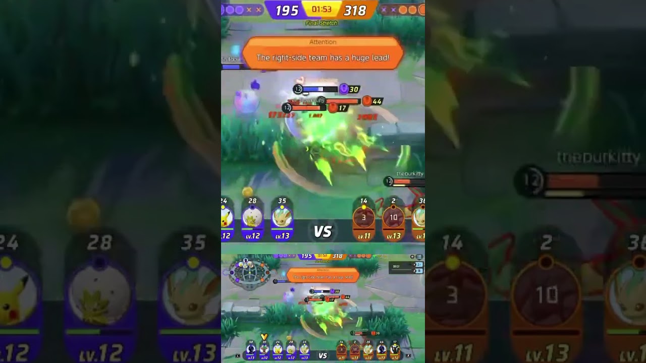 Pokemon Unite MASTER RANK TREVENANT keeping things in check late game comeback win!