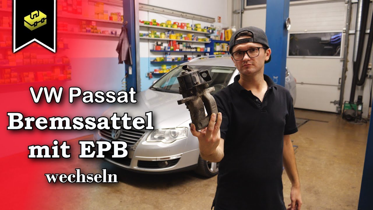 VW Passat 3C B6 Bremssattel mit EPB Wechseln | change electric parking brake | VitjaWolf | Tutorial