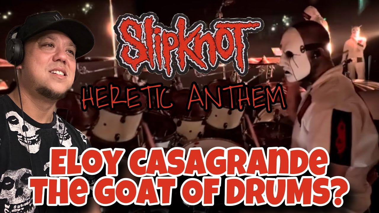 ВЕЛИЧАЙШИЙ БАРАБАНЩИК ВСЕХ ВРЕМЕН? Элой Касагранде, Slipknot Heretic Anthem, камера для барабанов