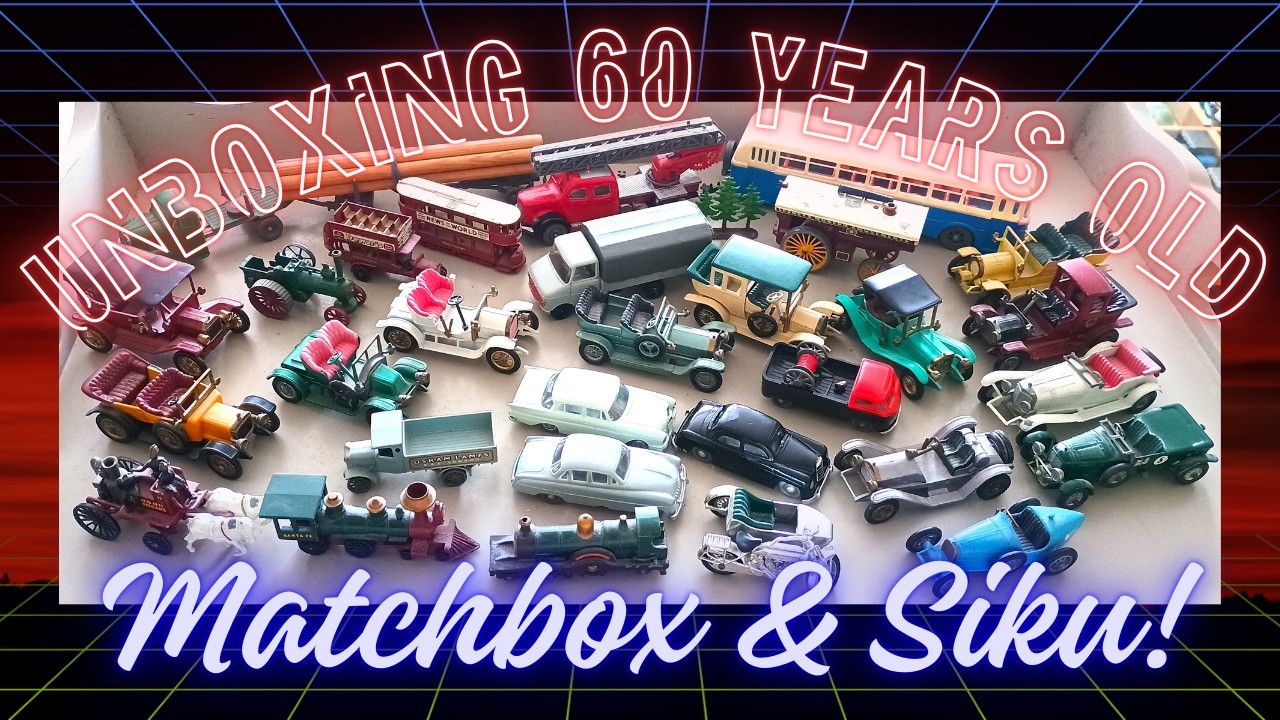Modellautos meiner Kindheit der 60er Jahre - Model cars from my childhood in the 1960s