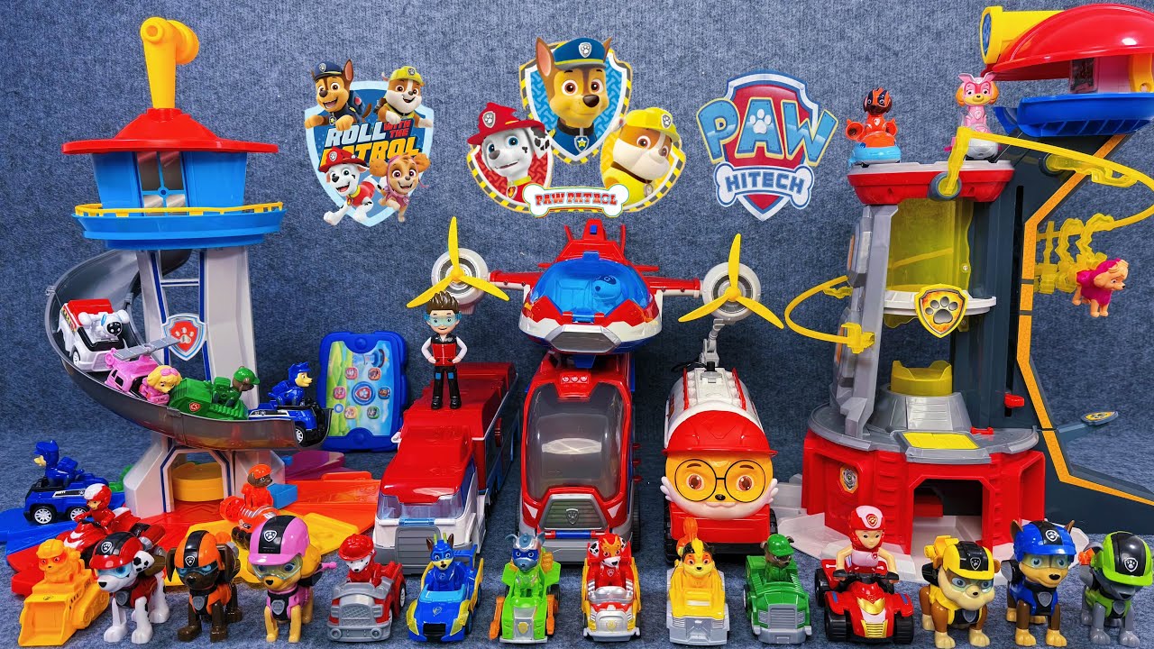 15 Minutes Satisfying with Unboxing Paw Patrol Watchtower and Rescue Playset ASMR | Review Toys