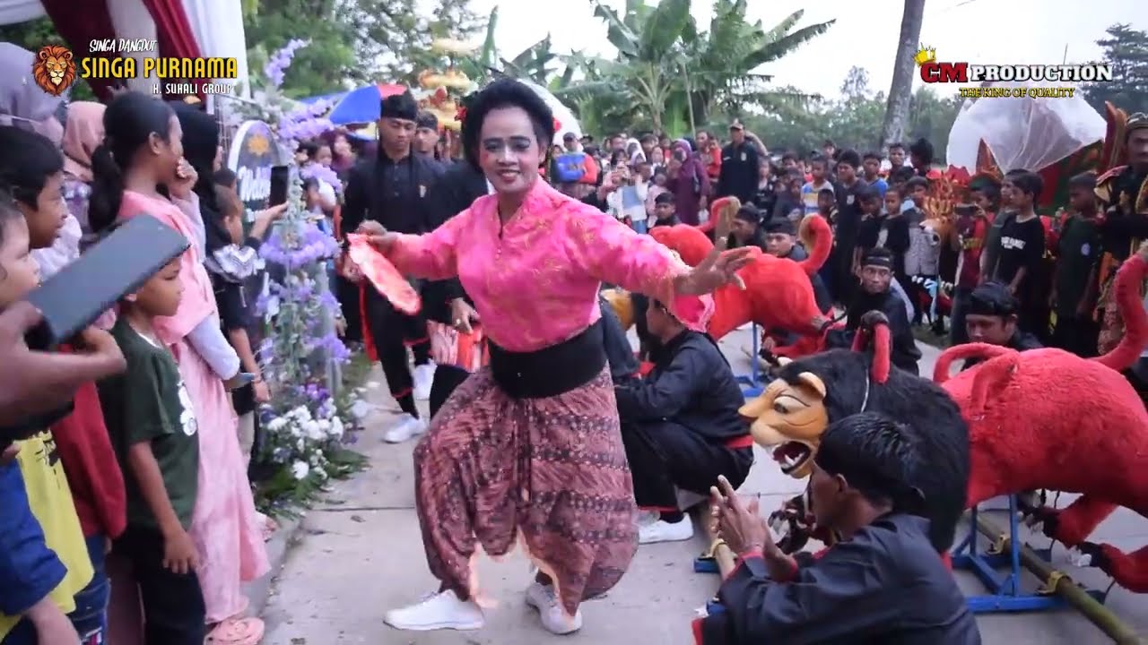 ATRAKSI SISINGA'N - SINGA DANGDUT - SINGA PURNAMA - H. SUHALI GROUP - KAUNG UCIP