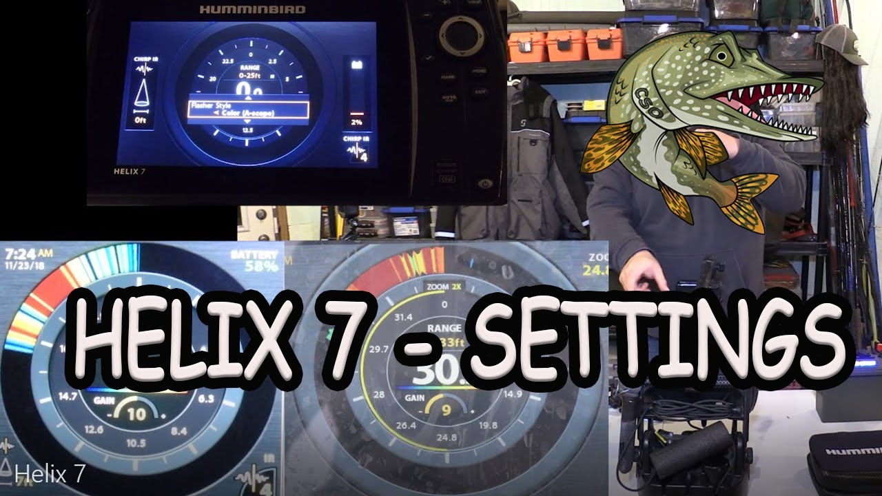 Humminbird - Helix 7   (Settings)