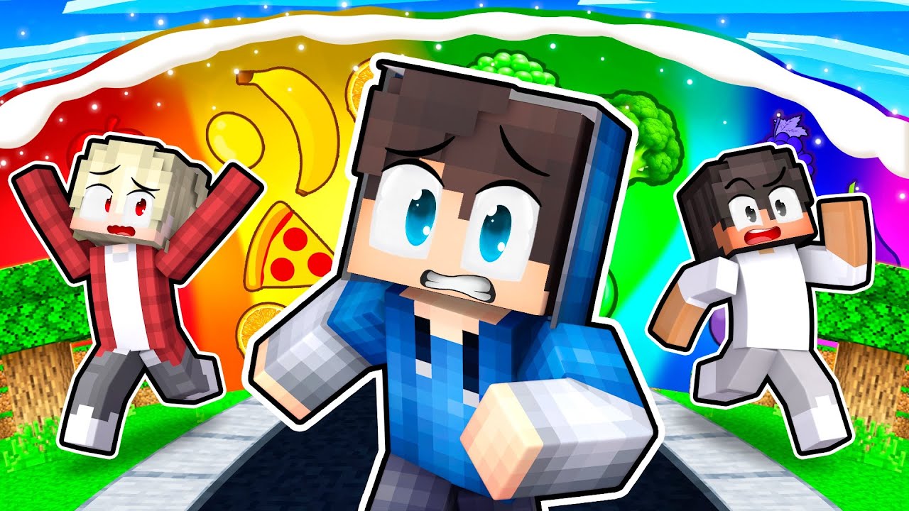 UTÍKÁME PŘED OVOCNOU TSUNAMI V MINECRAFTU!
