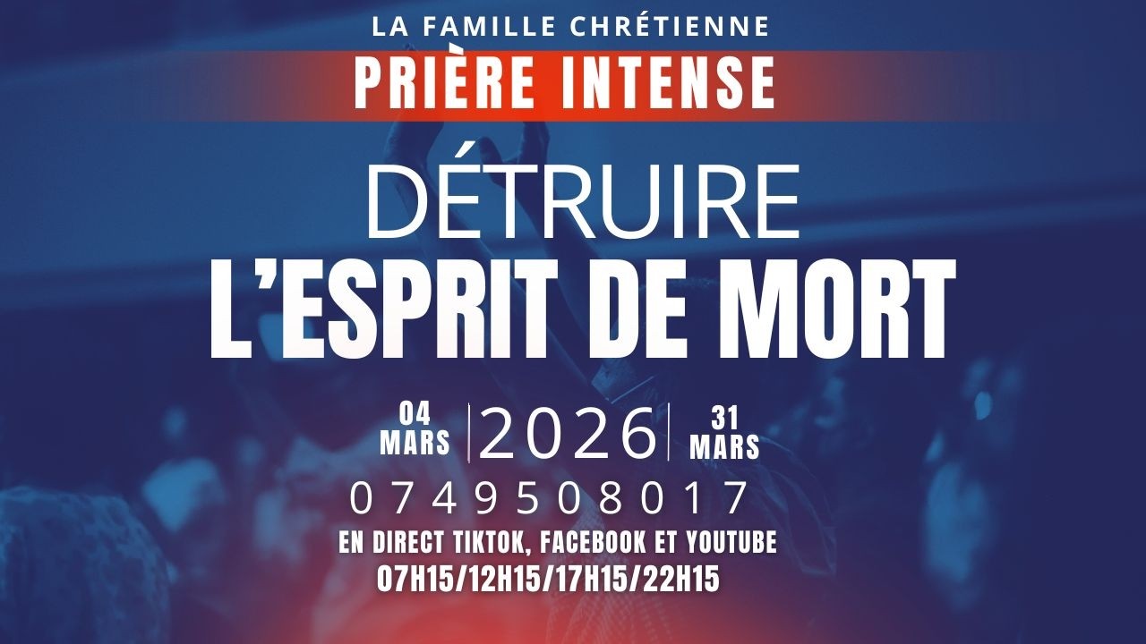 🔴 PRIERE INTENSE  / THÈME :  JE VOUS DONNE MA PAIX / DIMANCHE LE 08/03/2026 . 22H15