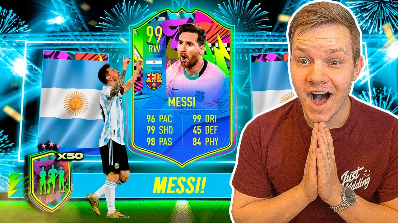 PACKER 99 SUMMER STARS LIONEL MESSI I KÆMPE SUMMER STARS PACKOPENING!