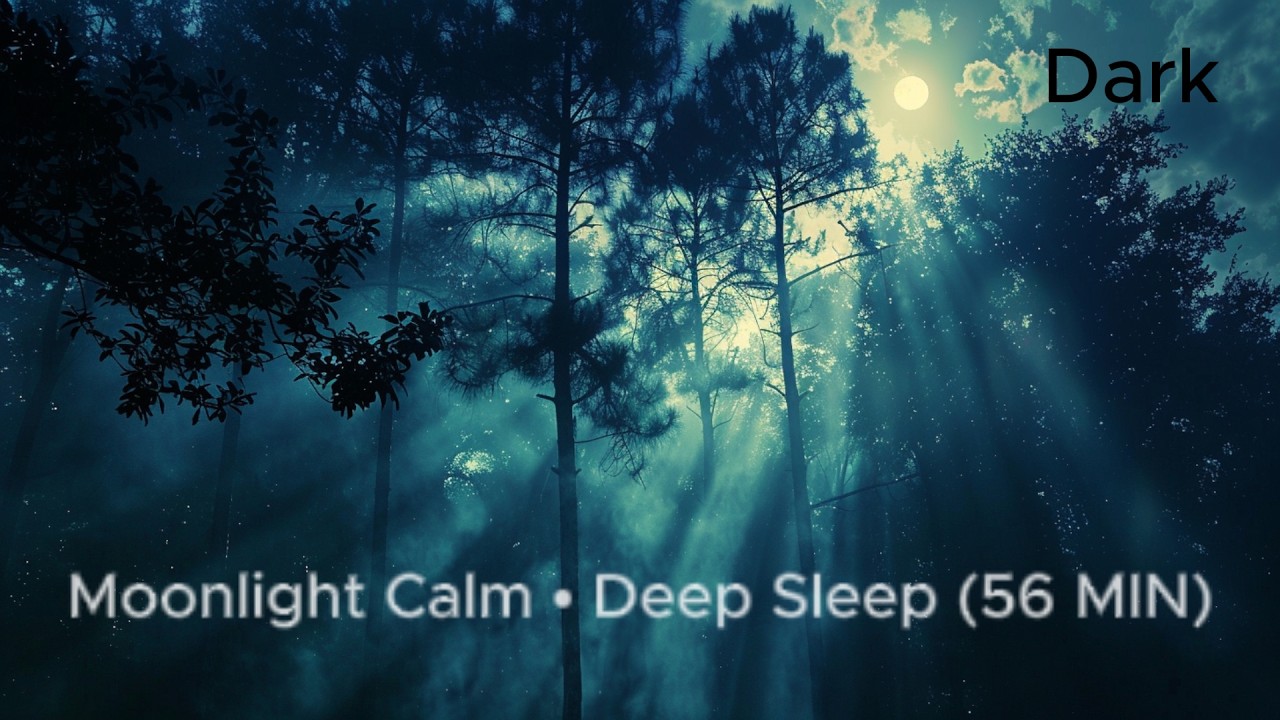 Moonlight Calm • Deep Sleep Ambient (56 MIN) | Dark Ambient for Insomnia & Anxiety Relief