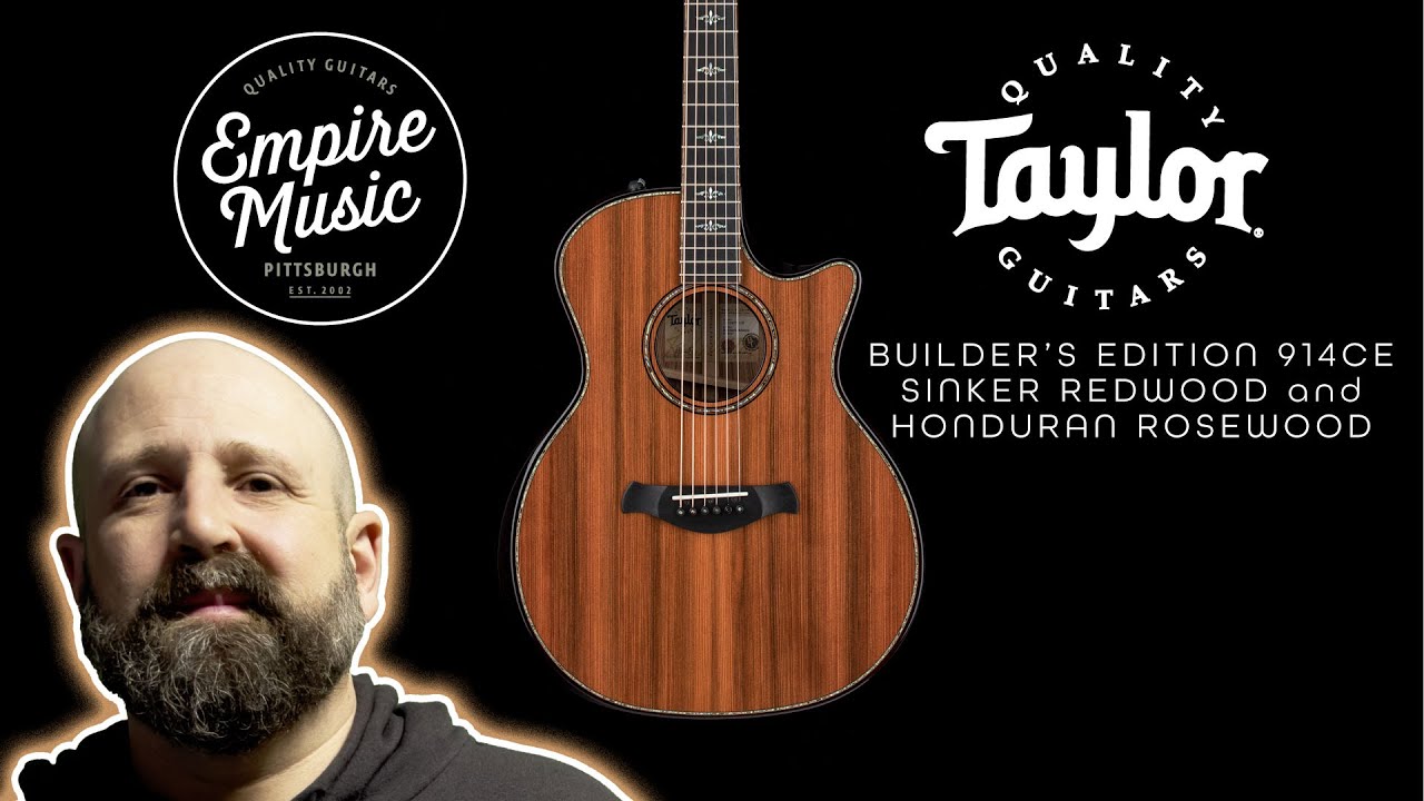 Taylor Builder's Edition 914ce // Sinker Redwood and Honduran Rosewood