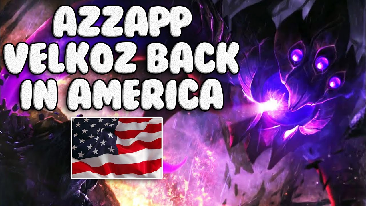AZZAPP BACK ON NA, VEL'KOZ DESTROYING NA SOLO Q WITH 150 PING | Azzapp Vel'Koz Gameplay