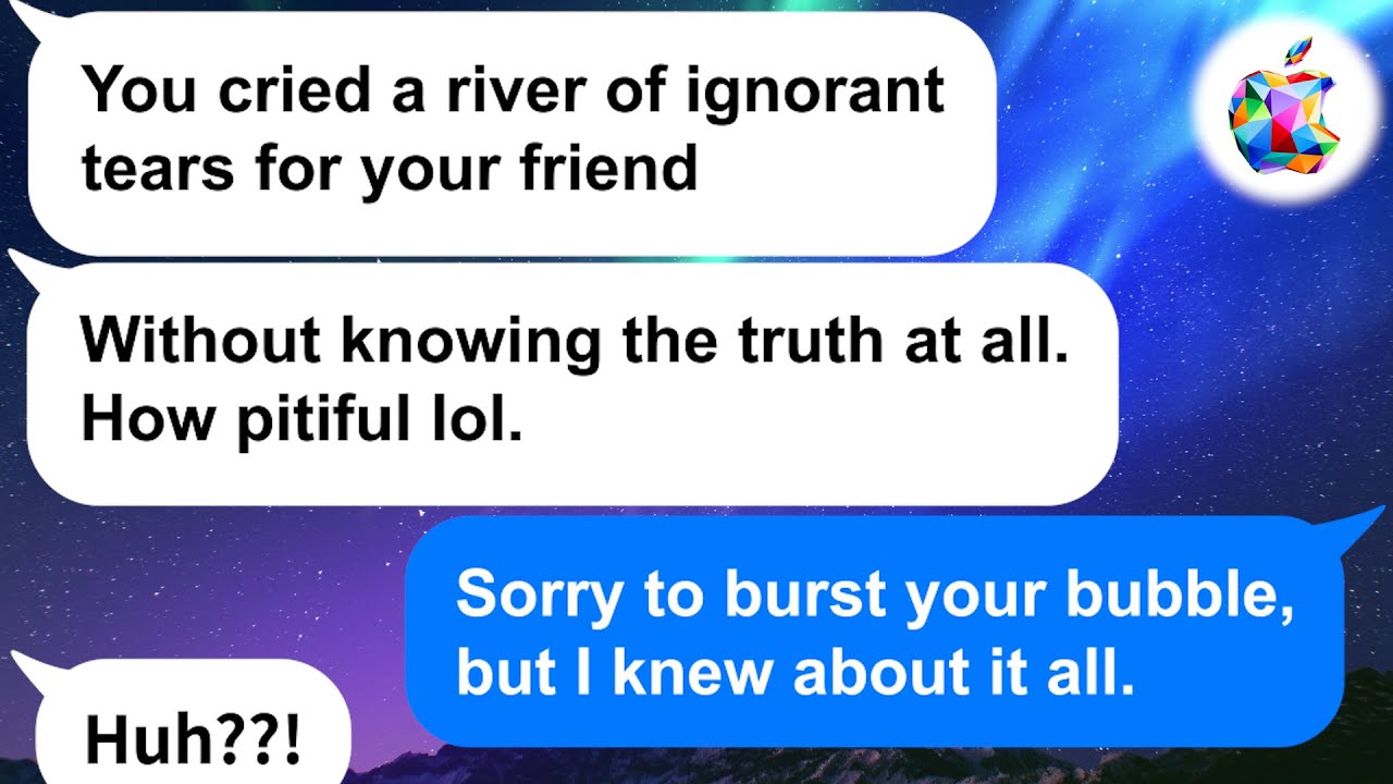 【Apple】My husband started laughing at my best friend's funeral because he THOUGHT he had a secret